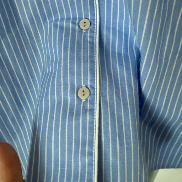 GapBody Poplin PJ Shirtdress size med w/ tags - Picture 6 of 10